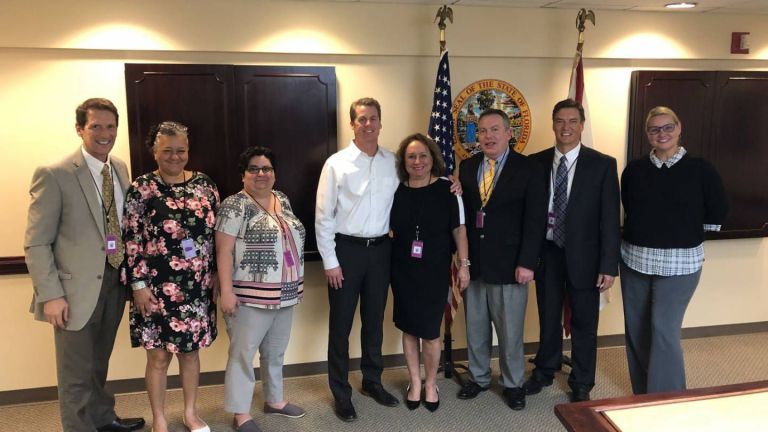 DCF Secretary Poppell Hosts Florida Clubhouse Coalition